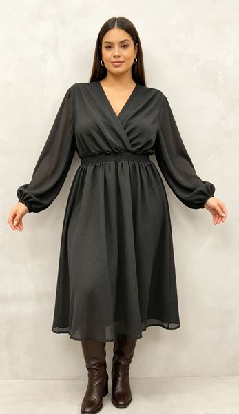 Immagine di PLUS SIZE CHIFFON DRESS